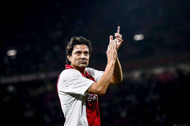 AFC Ajax Amsterdam legend player Jari Litmanen, during the match Ajax Legends Real Madrid Legends at the Johan Cruijff ArenA for the Dutch eredivisie season 2024 2025 in AMSTERDAM, Netherlands on 17 november 2024, photo by Stefan Koops EYE4images DeFodi Images not used in POL SRB CRO FRA GBR NED ITA USA Defodi 746 201244 Defodi-746 not used in POL SRB CRO FRA GBR NED ITA USA