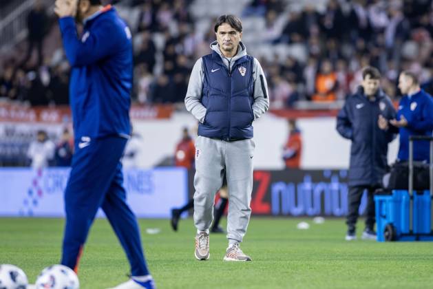 November 18, 2024, Split, Croatia: Nations League - League A, Group A1 - Croatia vs Portugal 1:1. - On photo Croatian coach Zlatko Dalic during warm up. Split Croatia - ZUMALEAG 20241118_mda_p210_441 Copyright: xMajaxPrgometx