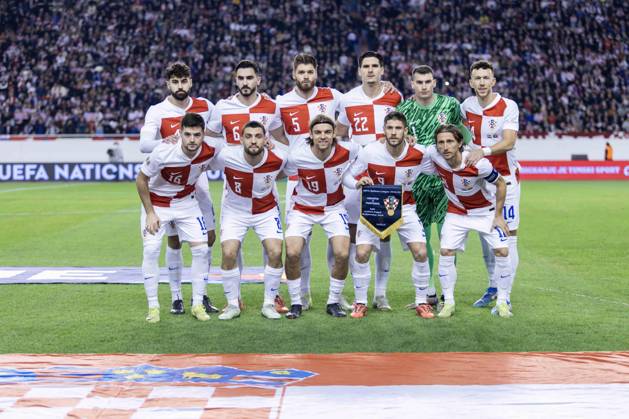November 18, 2024, Split, Croatia: Nations League - League A, Group A1 - Croatia vs Portugal 1:1. - On the photo is the Croatian team. Split Croatia - ZUMALEAG 20241118_mda_p210_431 Copyright: xMajaxPrgometx