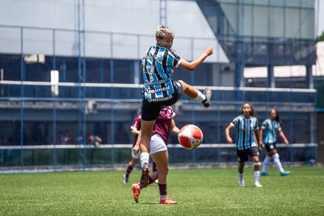 Ferroviária x Grêmio SÃO PAULO, SP - 01.12.2024: FERROVIÁRIA X GRÊMIO - Pyetra during the match between Ferroviária and Grêmio, valid for the second round of the Copinha Feminina and held on Sunday morning (01) at the Ibrachina Arena in São Paulo, SP. (Photo: Rodilei Morais Fotoarena) x2659864x RodileixMorais