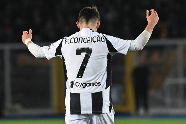CALCIO - Serie A - US Lecce vs Juventus FC Francisco Conceicao (Juventus Fc) 7 disappointed during US Lecce vs Juventus FC, Italian soccer Serie A match in Lecce, Italy, December 01 2024 Lecce Italy Copyright: xIPAxSport ABACAx