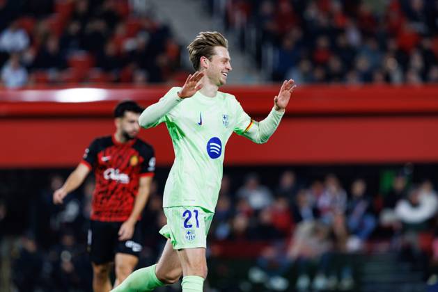 December 3, 2024, Palma De Mallorca, Spain: Frenkie De Jong FC Barcelona, Barca seen in action during the LaLiga EA SPORTS game between RCD Mallorca and FC Barcelona at Estadi Mallorca Son Moix. Final scores RCD Mallorca 1-5 FC Barcelona. Palma De Mallorca Spain - ZUMAs197 20241203_aaa_s197_416 Copyright: xMaciejxRogowskix