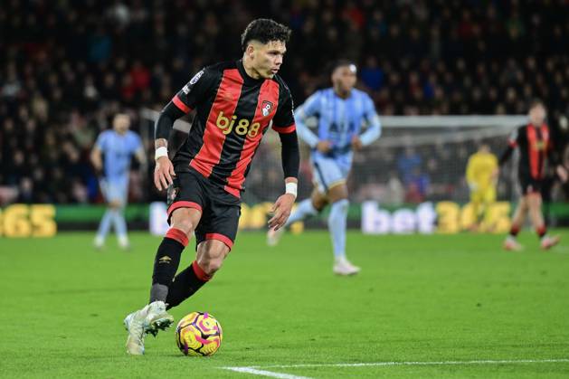 Bournemouth v Tottenham Hotspur Premier League Evanilson of Bournemouth during the Premier League match at the Vitality Stadium, Bournemouth UK Newspapers OUT Copyright: xJeremyxLandeyx FIL-21038-0032