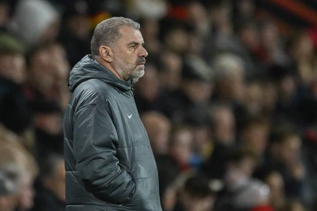 Bournemouth v Tottenham Hotspur Premier League Tottenham Hotspur Manager Ange Postecoglou during the Premier League match at the Vitality Stadium, Bournemouth UK Newspapers OUT Copyright: xJeremyxLandeyx FIL-21038-0043