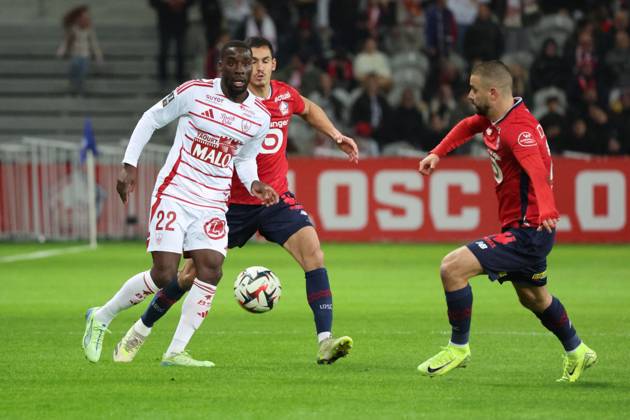 FOOTBALL : LOSC Lille vs Stade Brestois 29 - Ligue 1 - 06 12 2024 Massadio HAIDARA (Brest) lors du match LOSC Lille vs Stade Brestois 29, Ligue 1, Decathlon Arena stade Pierre Mauroy, le 6 dà cembre 2024 Copyright: xx