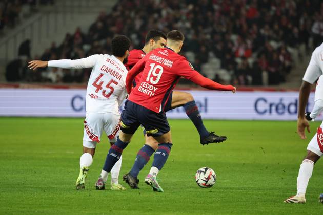 FOOTBALL : LOSC Lille vs Stade Brestois 29 - Ligue 1 - 06 12 2024 Matias FERNANDEZ-PARDO (LOSC Lille) lors du match LOSC Lille vs Stade Brestois 29, Ligue 1, Decathlon Arena stade Pierre Mauroy, le 6 dà cembre 2024 Copyright: xx