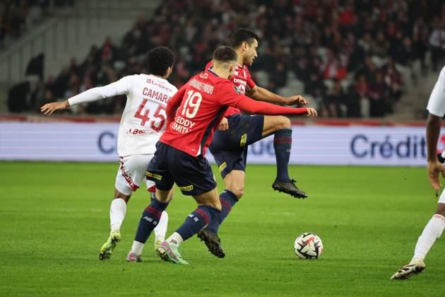 FOOTBALL : LOSC Lille vs Stade Brestois 29 - Ligue 1 - 06 12 2024 Matias FERNANDEZ-PARDO (LOSC Lille) lors du match LOSC Lille vs Stade Brestois 29, Ligue 1, Decathlon Arena stade Pierre Mauroy, le 6 dà cembre 2024 Copyright: xx