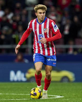 ESP: Atletico de Madrid v Sevilla FC. La Liga EA Sports. Date 16 Pablo Barrios of Atletico de Madrid during the La Liga EA Sports match between Atletico de Madrid and Sevilla FC played at Riyadh Air Metropolitano Stadium on December 8, 2024 in Madrid, Spain. kpng Copyright: xCesarxCebollax xPRESSINPHOTOx PS_241208_001807