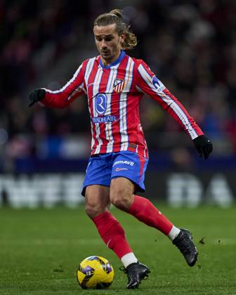 ESP: Atletico de Madrid v Sevilla FC. La Liga EA Sports. Date 16 Antoine Griezmann of Atletico de Madrid during the La Liga EA Sports match between Atletico de Madrid and Sevilla FC played at Riyadh Air Metropolitano Stadium on December 8, 2024 in Madrid, Spain. kpng Copyright: xCesarxCebollax xPRESSINPHOTOx PS_241208_001925