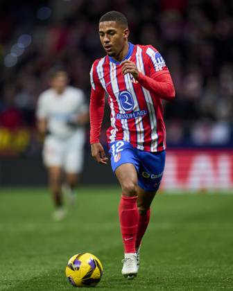ESP: Atletico de Madrid v Sevilla FC. La Liga EA Sports. Date 16 Samuel Lino of Atletico de Madrid during the La Liga EA Sports match between Atletico de Madrid and Sevilla FC played at Riyadh Air Metropolitano Stadium on December 8, 2024 in Madrid, Spain. kpng Copyright: xCesarxCebollax xPRESSINPHOTOx PS_241208_001935
