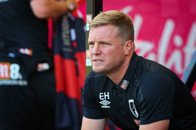 Bournemouth v Manchester City - Premier League - Vitality Stadium August 25, 2019, Bournemouth, United Kingdom: Bournemouth manager Eddie Howe looks on during the Premier League match at the Vitality Stadium, Bournemouth. Picture date: 25th August 2019. Picture credit should read: Craig Mercer Sportimage Bournemouth United Kingdom EDITORIAL USE ONLY Copyright: xx ZUMA-20190825_zaf_si1_058.jpg CraigxMercerx csmphototwo566869
