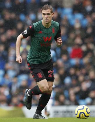 Manchester City v Aston Villa - Premier League - Etihad Stadium October 26, 2019, Manchester, United Kingdom: Bjorn Engels of Aston Villa during the Premier League match against Manchester City at the Etihad Stadium, Manchester. Picture date: 26th October 2019. Picture credit should read: Darren Staples Sportimage Manchester United Kingdom EDITORIAL USE ONLY Copyright: xx ZUMA-20191026_zaf_si1_089.jpg DarrenxStaplesx csmphototwo601019