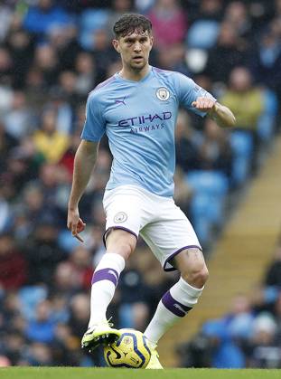 Manchester City v Aston Villa - Premier League - Etihad Stadium October 26, 2019, Manchester, United Kingdom: John Stones of Manchester City during the Premier League match against Aston Villa at the Etihad Stadium, Manchester. Picture date: 26th October 2019. Picture credit should read: Darren Staples Sportimage Manchester United Kingdom EDITORIAL USE ONLY Copyright: xx ZUMA-20191026_zaf_si1_084.jpg DarrenxStaplesx csmphototwo601024