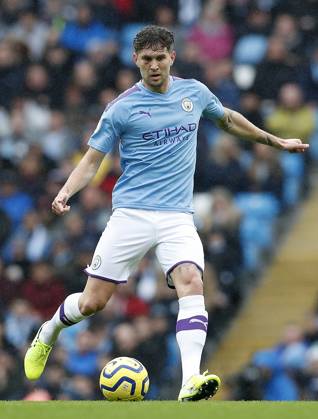Manchester City v Aston Villa - Premier League - Etihad Stadium October 26, 2019, Manchester, United Kingdom: John Stones of Manchester City during the Premier League match against Aston Villa at the Etihad Stadium, Manchester. Picture date: 26th October 2019. Picture credit should read: Darren Staples Sportimage Manchester United Kingdom EDITORIAL USE ONLY Copyright: xx ZUMA-20191026_zaf_si1_083.jpg DarrenxStaplesx csmphototwo601025