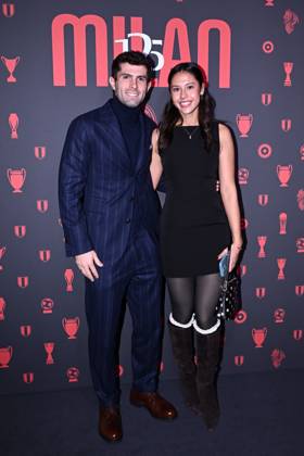 Db Milano 16 12 2024 - 125° Anniversario AC Milan foto Daniele Buffa Image nella foto: Christian Pulisic-Alexa Melton