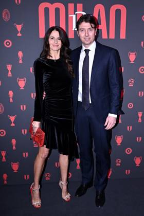 Db Milano 16 12 2024 - 125° Anniversario AC Milan foto Daniele Buffa Image nella foto: Riccardo Montolivo-Cristina De Pin