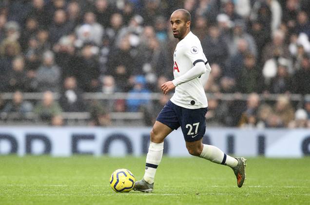 Tottenham Hotspur v Brighton and Hove Albion - Premier League - Tottenham Hotspur Stadium December 26, 2019, London, United Kingdom: Tottenhams Lucas Moura during the Premier League match at the Tottenham Hotspur Stadium, London. Picture date: 26th December 2019. Picture credit should read: Paul Terry Sportimage London United Kingdom EDITORIAL USE ONLY Copyright: xx ZUMA-20191226_zaf_si1_091.jpg PaulxTerryx csmphototwo630110