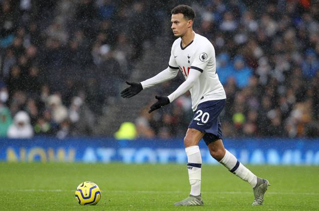 Tottenham Hotspur v Brighton and Hove Albion - Premier League - Tottenham Hotspur Stadium December 26, 2019, London, United Kingdom: Tottenhams Dele Alli during the Premier League match at the Tottenham Hotspur Stadium, London. Picture date: 26th December 2019. Picture credit should read: Paul Terry Sportimage London United Kingdom EDITORIAL USE ONLY Copyright: xx ZUMA-20191226_zaf_si1_089.jpg PaulxTerryx csmphototwo630112