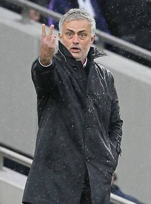 Tottenham Hotspur v Brighton and Hove Albion - Premier League - Tottenham Hotspur Stadium December 26, 2019, London, United Kingdom: Tottenhams Head Coach Jose Mourinho during the Premier League match at the Tottenham Hotspur Stadium, London. Picture date: 26th December 2019. Picture credit should read: Paul Terry Sportimage London United Kingdom EDITORIAL USE ONLY Copyright: xx ZUMA-20191226_zaf_si1_101.jpg PaulxTerryx csmphototwo630116