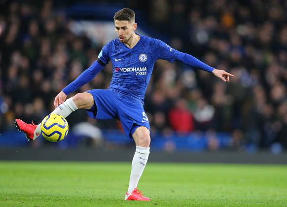 Chelsea v Manchester United, ManU - Premier League - Stamford Bridge February 17, 2020, London, United Kingdom: Chelseas Jorginho during the Premier League match at Stamford Bridge, London. Picture date: 17th February 2020. Picture credit should read: Paul Terry Sportimage London United Kingdom EDITORIAL USE ONLY Copyright: xx ZUMA-20200217_zaf_si1_098.jpg PaulxTerryx csmphototwo659361