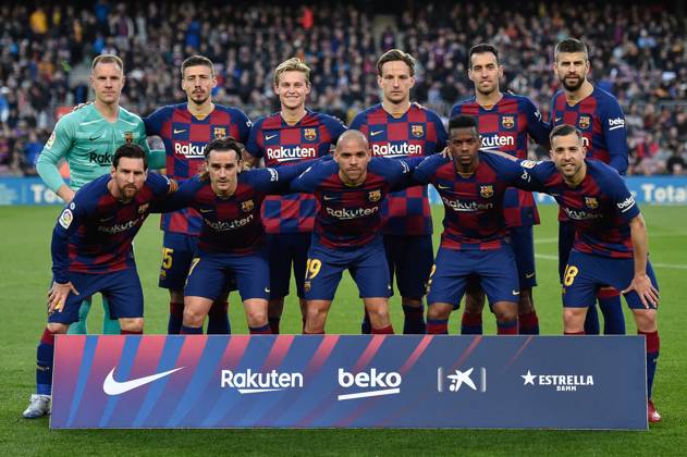 FC Barcelona, Barca v Real Sociedad - La Liga BARCELONA, SPAIN - MARCH 07:.Players of FC Barcelona during the Liga match between FC Barcelona and Real Sociedad at Camp Nou on March 07, 2020 in Barcelona, Spain. (Photo by DAX ESPA-Images) Barcelona Barcelona USA EDITORIAL USE ONLY Copyright: xx ZUMA-20200307_zaf_cs12_066.jpg ESPAxPhotoxAgencyx csmphototwo668679