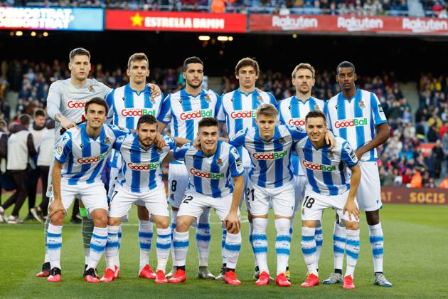 FC Barcelona, Barca v Real Sociedad - La Liga BARCELONA, SPAIN - MARCH 07:.Real Sociedad players during the Liga match between FC Barcelona and Real Sociedad at Camp Nou on March 07, 2020 in Barcelona, Spain. (Photo by DAX ESPA-Images) Barcelona Barcelona USA EDITORIAL USE ONLY Copyright: xx ZUMA-20200307_zaf_cs12_058.jpg ESPAxPhotoxAgencyx csmphototwo668687