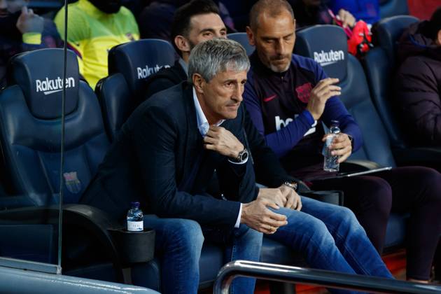 FC Barcelona, Barca v Real Sociedad - La Liga BARCELONA, SPAIN - MARCH 07:.Quique Setien of FC Barcelona during the Liga match between FC Barcelona and Real Sociedad at Camp Nou on March 07, 2020 in Barcelona, Spain. (Photo by DAX ESPA-Images) Barcelona Barcelona USA EDITORIAL USE ONLY Copyright: xx ZUMA-20200307_zaf_cs12_056.jpg ESPAxPhotoxAgencyx csmphototwo668707