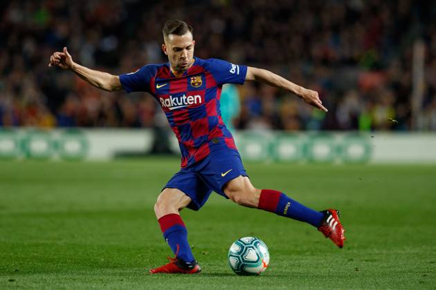 FC Barcelona, Barca v Real Sociedad - La Liga BARCELONA, SPAIN - MARCH 07:.Jordi Alba of FC Barcelona in action during the Liga match between FC Barcelona and Real Sociedad at Camp Nou on March 07, 2020 in Barcelona, Spain. (Photo by DAX ESPA-Images) Barcelona Barcelona USA EDITORIAL USE ONLY Copyright: xx ZUMA-20200307_zaf_cs12_104.jpg ESPAxPhotoxAgencyx csmphototwo668754