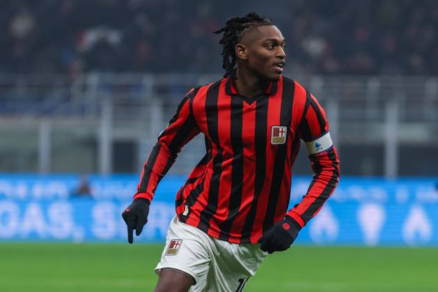 AC Milan vs Genoa CFC Serie A 2024 25 15 12 2024 Rafael Leao of AC Milan seen in action during Serie A 2024 25 football match between AC Milan and Genoa CFC at San Siro Stadium Copyright: xBEAUTIFULxSPORTS Carabellix