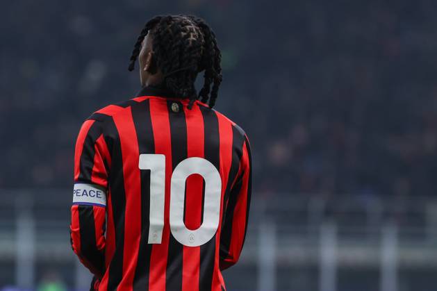 AC Milan vs Genoa CFC Serie A 2024 25 15 12 2024 Rafael Leao of AC Milan seen during Serie A 2024 25 football match between AC Milan and Genoa CFC at San Siro Stadium Copyright: xBEAUTIFULxSPORTS Carabellix