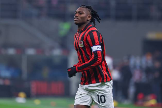 AC Milan vs Genoa CFC Serie A 2024 25 15 12 2024 Rafael Leao of AC Milan seen in action during Serie A 2024 25 football match between AC Milan and Genoa CFC at San Siro Stadium Copyright: xBEAUTIFULxSPORTS Carabellix
