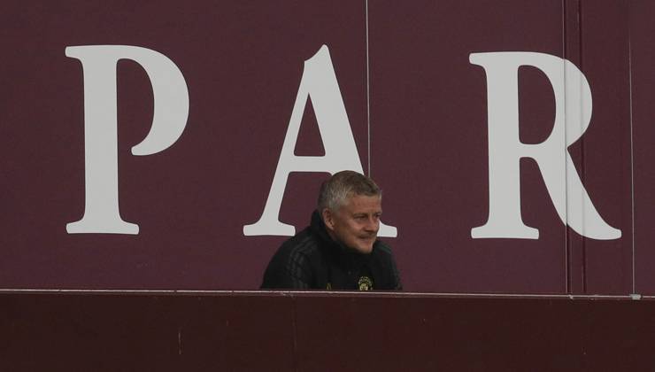 Aston Villa v Manchester United, ManU - Premier League - Villa Park July 9, 2020, Birmingham, United Kingdom: Ole Gunnar Solskjaer manager of Manchester United during the Premier League match at Villa Park, Birmingham. Picture date: 9th July 2020. Picture credit should read: Darren Staples Sportimage Birmingham United Kingdom EDITORIAL USE ONLY Copyright: xx ZUMA-20200709_zaf_si1_099.jpg DarrenxStaplesx csmphototwo676961