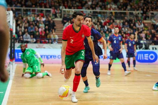 December 18, 2024, Povoa De Varzim, Porto, Portugal: ANDRE COELHO player from Portugal seen on action during the UEFA Futsal Euro 2026 Qualifying match between Portugal and Netherlands at Pavilhao Municipal da Povoa de Varzim 18, 2024 in Povoa de Varzim, Portugal. Final Score Portugal 4 - 2 Netherlands Povoa De Varzim Portugal - ZUMAl192 20241218_zsp_l192_011 Copyright: xMiguelxLemosx