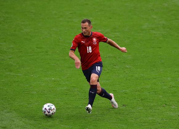 Czech Republic v England - UEFA EURO, EM, Europameisterschaft,Fussball 2020 - Group D - Wembley Stadium June 22, 2021, London, United Kingdom: London, England, 22nd June 2021. Czech Republicâ€⠢s Jan Boril during the UEFA European Championships match at Wembley Stadium, London. Picture credit should read: David Klein Sportimage London United Kingdom EDITORIAL USE ONLY Copyright: xx ZUMA-20210622_zaf_si1_109.jpg DavidxKleinx csmphototwo750916