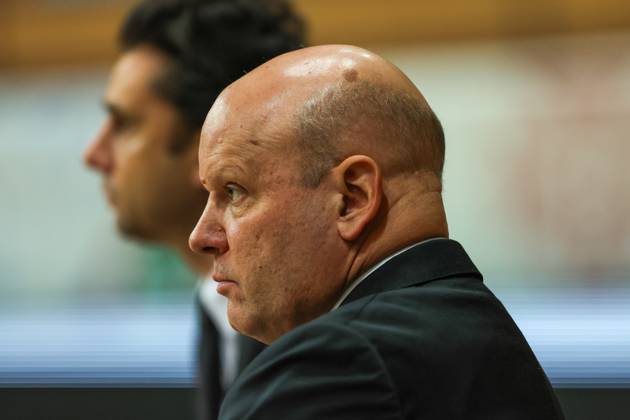December 18, 2024, Povoa De Varzim, Porto, Portugal: JORGE BRAZ head coach of Portugal national team, Nationalteam seen during the UEFA Futsal Euro 2026 Qualifying match between Portugal and Netherlands at Pavilhao Municipal da Povoa de Varzim 18, 2024 in Povoa de Varzim, Portugal. Final Score Portugal 4 - 2 Netherlands Povoa De Varzim Portugal - ZUMAl192 20241218_zsp_l192_018 Copyright: xMiguelxLemosx