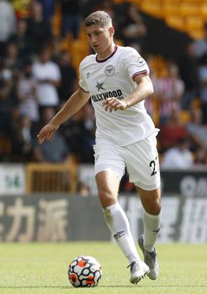 Wolverhampton Wanderers v Brentford - Premier League - Molineux September 18, 2021, Wolverhampton, United Kingdom: Wolverhampton, England, 18th September 2021. Vitaly Janely of Brentford during the Premier League match at Molineux, Wolverhampton. Picture credit should read: Darren Staples Sportimage Wolverhampton United Kingdom EDITORIAL USE ONLY Copyright: xx ZUMA-20210918_zaf_si1_449.jpg DarrenxStaplesx csmphototwo791691