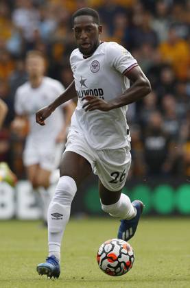 Wolverhampton Wanderers v Brentford - Premier League - Molineux September 18, 2021, Wolverhampton, United Kingdom: Wolverhampton, England, 18th September 2021. Shandon Baptiste of Brentford during the Premier League match at Molineux, Wolverhampton. Picture credit should read: Darren Staples Sportimage Wolverhampton United Kingdom EDITORIAL USE ONLY Copyright: xx ZUMA-20210918_zaf_si1_454.jpg DarrenxStaplesx csmphototwo791695