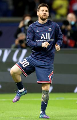 Paris Saint Germain v Manchester City - UEFA Champions League - Group A - Le Parc des Princes September 28, 2021, Paris, United Kingdom: Paris, France, 28th September 2021. Lionel Messi of Paris St Germain warm up ahead of the UEFA Champions League match at Le Parc des Princes, Paris. Picture credit should read: David Klein Sportimage Paris United Kingdom EDITORIAL USE ONLY Copyright: xx ZUMA-20210928_zaf_si1_016.jpg DavidxKleinx csmphototwo797595