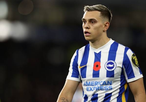Brighton and Hove Albion v Newcastle United - Premier League - AMEX Stadium November 6, 2021, Brighton and Hove, United Kingdom: Brighton and Hove, England, 6th November 2021. Leandro Trossard of Brighton and Hove Albion during the Premier League match at the AMEX Stadium, Brighton and Hove. Picture credit should read: Paul Terry Sportimage Brighton and Hove United Kingdom EDITORIAL USE ONLY Copyright: xx ZUMA-20211106_zaf_si1_239.jpg PaulxTerryx csmphototwo817510