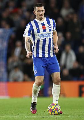 Brighton and Hove Albion v Newcastle United - Premier League - AMEX Stadium November 6, 2021, Brighton and Hove, United Kingdom: Brighton and Hove, England, 6th November 2021. Lewis Dunk of Brighton and Hove Albion during the Premier League match at the AMEX Stadium, Brighton and Hove. Picture credit should read: Paul Terry Sportimage Brighton and Hove United Kingdom EDITORIAL USE ONLY Copyright: xx ZUMA-20211106_zaf_si1_238.jpg PaulxTerryx csmphototwo817511