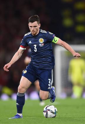 Scotland v Denmark - FIFA World Cup, WM, Weltmeisterschaft, Fussball qualifying - European - Hampden Park November 15, 2021, Glasgow, United Kingdom: Glasgow, Scotland, 15th November 2021. Andrew Robertson of Scotland during the FIFA World Cup qualifiers match at Hampden Park, Glasgow. Picture credit should read: Neil Hanna Sportimage Glasgow United Kingdom EDITORIAL USE ONLY Copyright: xx ZUMA-20211115_zaf_si1_218.jpg NeilxHannax csmphototwo823258