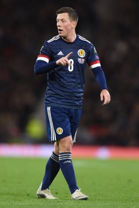 Scotland v Denmark - FIFA World Cup, WM, Weltmeisterschaft, Fussball qualifying - European - Hampden Park November 15, 2021, Glasgow, United Kingdom: Glasgow, Scotland, 15th November 2021. Callum McGregor of Scotland during the FIFA World Cup qualifiers match at Hampden Park, Glasgow. Picture credit should read: Neil Hanna Sportimage Glasgow United Kingdom EDITORIAL USE ONLY Copyright: xx ZUMA-20211115_zaf_si1_245.jpg NeilxHannax csmphototwo823288