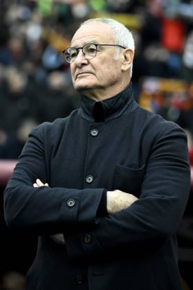 Claudio Ranieri, head coach of AS Roma, looks on during the Serie A football match between AS Roma and Parma Calcio 1913 at Olimpico stadium in Rome (Italy), December 22, 2024. AndreaxStaccioli