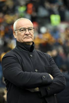 Claudio Ranieri, head coach of AS Roma, looks on during the Serie A football match between AS Roma and Parma Calcio 1913 at Olimpico stadium in Rome (Italy), December 22, 2024. AndreaxStaccioli