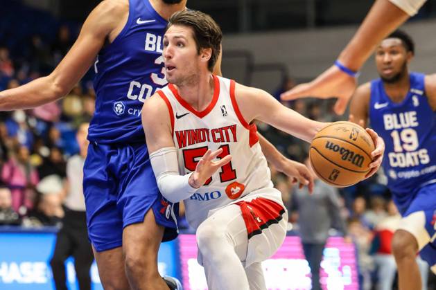 December 27, 2024, Wilmington, De, U.S.A.: Windy City Bulls guard RYAN ARCIDIACONO (51) in action during a game between the Delaware Blue Coats and the Windy City Bulls Friday, Dec. 27, 2024; at the Chase Fieldhouse in Wilmington, DE Wilmington USA - ZUMAs124 20241227_fap_s124_003 Copyright: xSaquanxStimpsonx