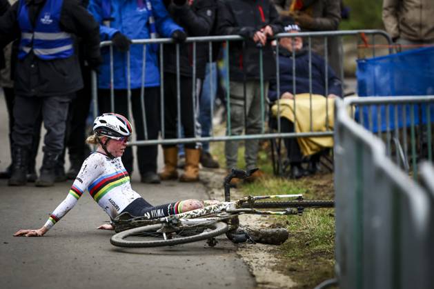 Dutch Fem Van Empel pictured after the women s elite race of the GP Sven Nys cyclocross cycling event on Wednesday 01 January 2025 in Baal, stage 5 8 in the X2O Badkamers Trofee Veldrijden competition. DAVIDxPINTENS x109479847x
