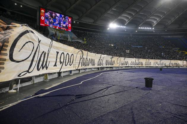 Lazio supporter during the Serie A Enilive soccer match between AS Roma and SS Lazio at the Rome s Olympic stadium, Italy - Sunday, January 05, 2025. - Soccer. Copyright: xFabrizioxCorradetti LaPressex
