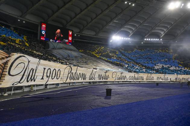 Lazio supporter during the Serie A Enilive soccer match between AS Roma and SS Lazio at the Rome s Olympic stadium, Italy - Sunday, January 05, 2025. - Soccer. Copyright: xFabrizioxCorradetti LaPressex