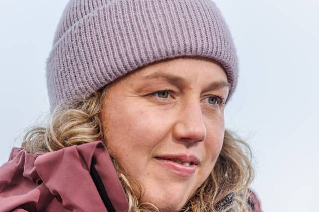 Laura Dahlmeier TV expert, former biathlete portrait, single image, 10 01 2025, Oberhof Germany , IBU World Cup Biathlon Oberhof 2025 xprx