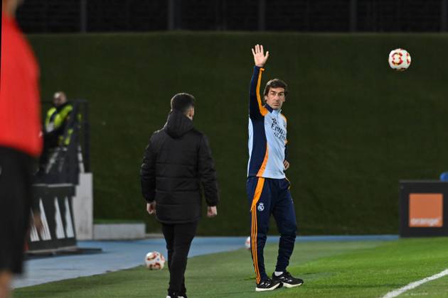 January 11, 2025, Valdebebas, Madrid, Spain: COACH: RAUL GONZALEZ BLANCO during the Primera Federacion EspaoÂ±ola match between Real Madrid-Castilla vs CD Alcoyano at Alfredo Di Stefano stadium in Madrid, Spain, on January 11. Valdebebas Spain - ZUMAc312 20250111_zsp_c312_023 Copyright: xOscarxManuelxSanchezx